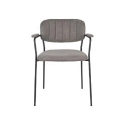 Rein Living Jolien Armstoel - Zwart/Grijs - Set Van 2 -Relax Verkoop 1000087470 0103