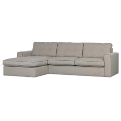 WOOOD Lisa Hoekbank - Polypropyleen - Crème - 87x280x170 -Relax Verkoop 1000088940 0102