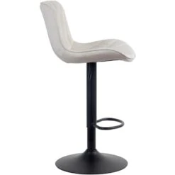 CLP Barkruk Linus Fluweel Crème -Relax Verkoop 1000093442 0103