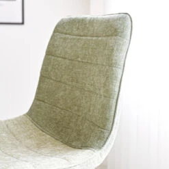 Barkruk Mark Chenille Lichtgroen - Zithoogte 65 Cm - Polyester - Groen -Relax Verkoop 1000093704 0103