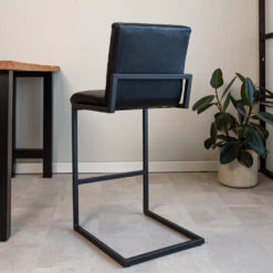 Set Van 2 Barkrukken Industrieel Kuba Zwart Zithoogte 78 Cm Kunstleder -Relax Verkoop 1000093713 0103