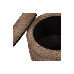 WOOOD Poef Kimi - Teddy - Bruin - 32x40x40 -Relax Verkoop 1000093875 0103