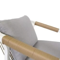 Rimini Barstoel Tuin - Stof - Wit -Relax Verkoop 1000094398 0103