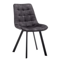 Furnihaus Eetkamerstoel Felix Velvet Zwart