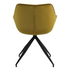 Jaimy Eetkamerstoel Velvet - Stof - Geel -Relax Verkoop 1000096980 0104