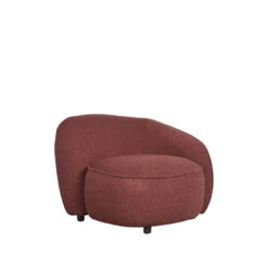 LABEL51 Fauteuil Livo Rechts - Winered - Boucle -Relax Verkoop 1000097887 0102