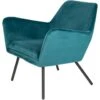 Puur Berg Fauteuil Velvet - Stof - Blauw