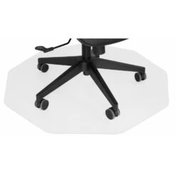 Vloerbeschermer - 9-hoekig - Harde Vloer - 96x99 Cm - Transparant