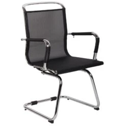 CLP Eetkamerstoel Barnet Mesh Zwart