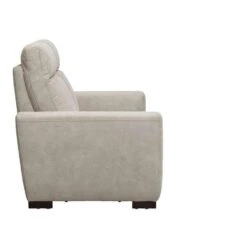 Bank James 2-zits - Lederlook - Zilvergrijs -Relax Verkoop 10100936 8000