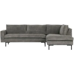 WOOOD Hoekbank Arwin Rechts - Olijfgroen