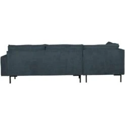 WOOOD Hoekbank Arwin Links - Staalblauw -Relax Verkoop 10101952 1900