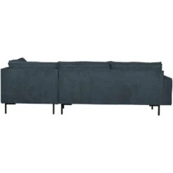 WOOOD Hoekbank Arwin Rechts - Staalblauw -Relax Verkoop 10101953 1900