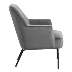 Fauteuil Hamburg - Fluweel - Donkergrijs -Relax Verkoop 10207453 8000