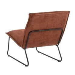 Fauteuil Cooper - Ribstof - Koper -Relax Verkoop 10207527 0800