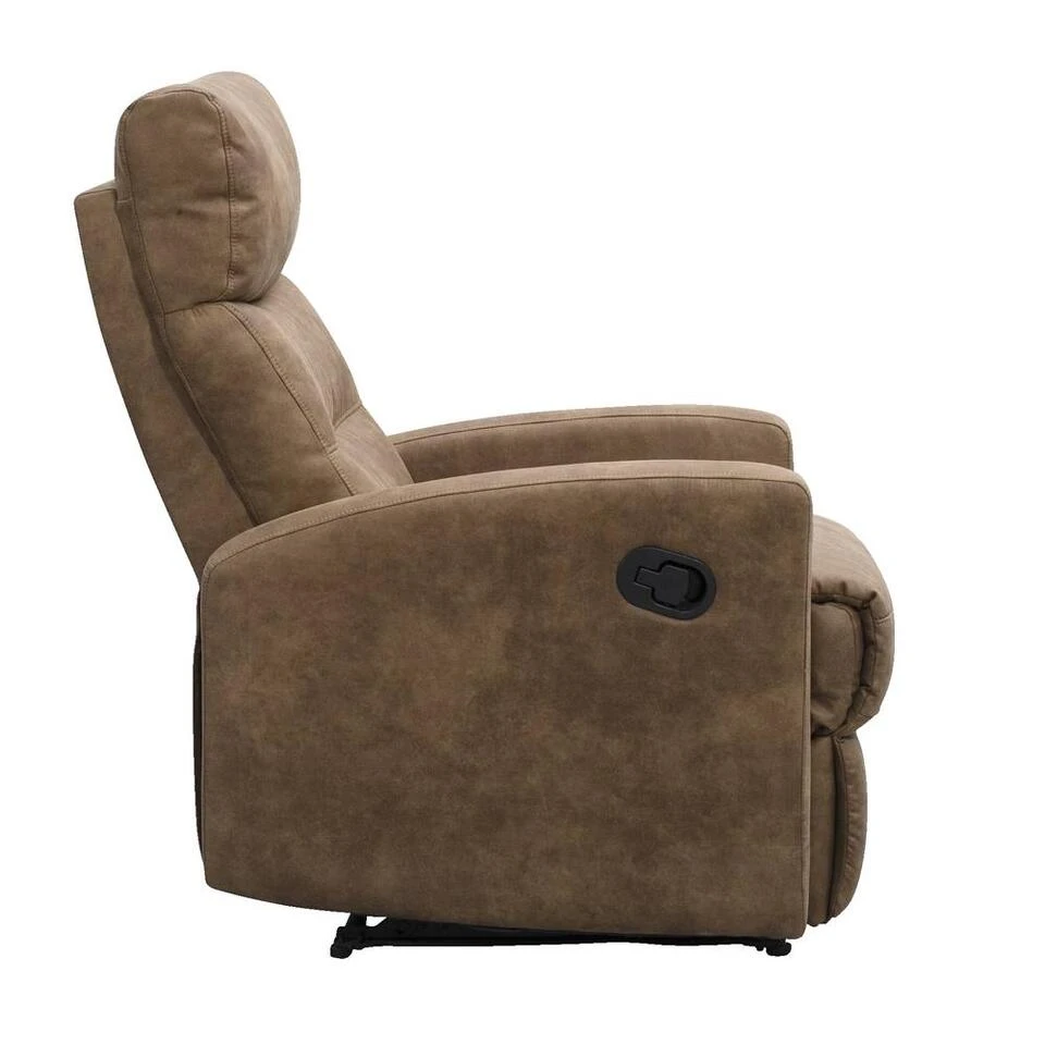 Relaxfauteuil Jackson - Stof - Lichtbruin 2 Relaxfauteuil Jackson - Stof - Lichtbruin - Image 2
