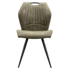 Eetkamerstoel Owen - Stof - Olijfgroen