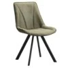Eetkamerstoel Bas - Stof Cowboy - Olijfgroen