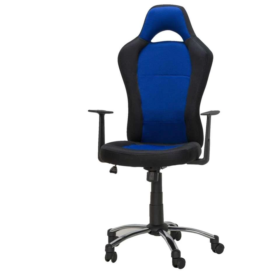 Gamestoel Toledo - Zwart/blauw 3 Gamestoel Toledo - Zwart/blauw - Image 3