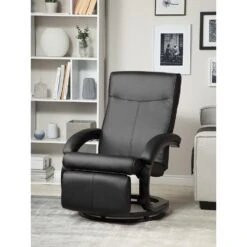 Beliani TV-fauteuil MIGHT - Zwart Kunstleer -Relax Verkoop 113b06265e424186b2094e85299e8786