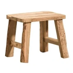 Kruk Quincy - Teak - 36x40x30 Cm -Relax Verkoop 11997512 0300