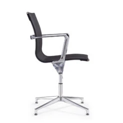 Design Vergaderstoel Monaco - Zwart -Relax Verkoop 1205982182 0103