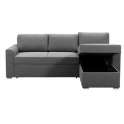 Slaapbank Bern Met Opbergruimte - Antraciet - 85x226x165 Cm -Relax Verkoop 12600295 0802