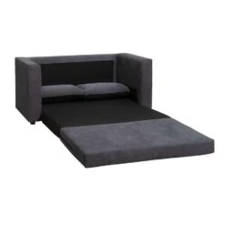 Slaapbank Sirena - Antraciet - 72x139x69 Cm -Relax Verkoop 12600405 0301