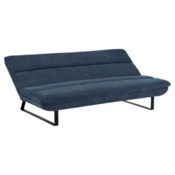 Slaapbank Adelaide - Donker Blauw - 91x200x124 Cm -Relax Verkoop 12600430 0301