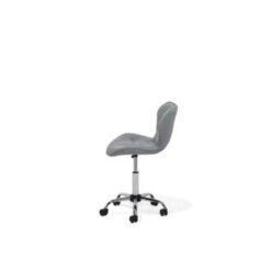 Beliani Bureaustoel VALETTA - Grijs Polyester -Relax Verkoop 16e987f744b546fdb646701c0b578349