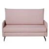 Beliani Tweezitsbank - BELFAST Roze Polyester