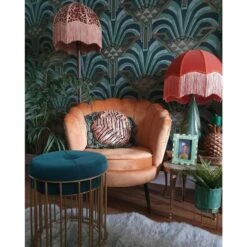 Beliani Hocker LUBBOCK - Blauw Fluweel 7 Beliani Hocker LUBBOCK - Blauw Fluweel -Relax Verkoop 1976426725 0103