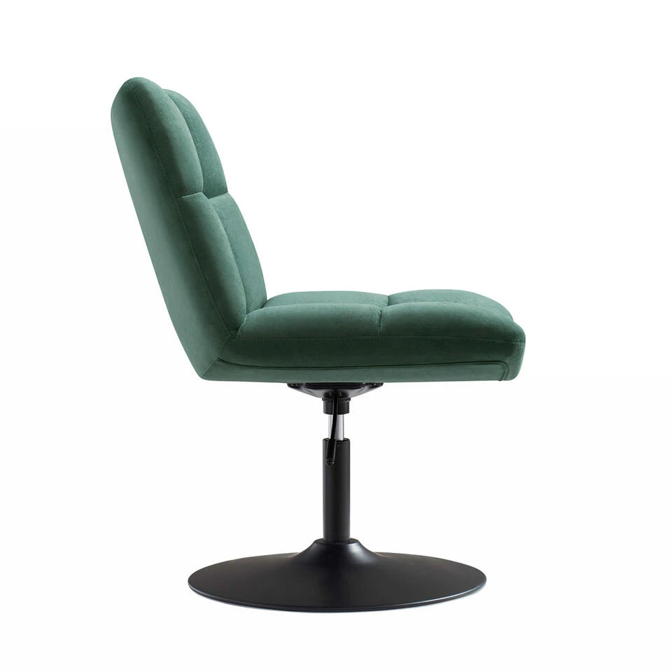 Design Fauteuil Lille - Velvet Groen 3 Design Fauteuil Lille - Velvet Groen - Image 3