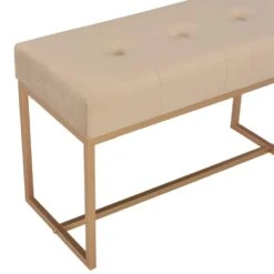VidaXL Bankje 80 Cm Fluweel Beige -Relax Verkoop 1ca176ccf07d4aa5a5298e38803b8492