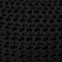 Beliani Poef CONRAD - Zwart Katoen -Relax Verkoop 1cd6c8af4de54d9cabcca58d6308d525