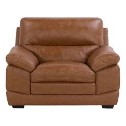 Beliani Fauteuil HORTEN - Bruin Kunstleer -Relax Verkoop 1d1c776cc6ed4f53aadacf4d59893f9c