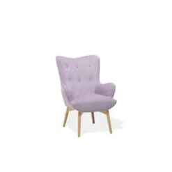 Beliani Fauteuil VEJLE - Paars Fluweel -Relax Verkoop 1d54e89335934df2b5dc77affb8bf832