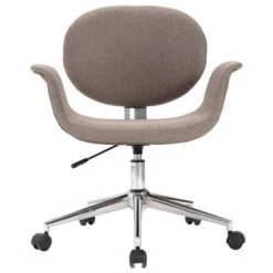 VidaXL Eetkamerstoel Draaibaar Stof Taupe -Relax Verkoop 2088f41e77de44bc8e708a7c498d4477