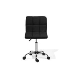 Beliani Bureaustoel MARION - Zwart Polyester -Relax Verkoop 34303e9c47a045338cefcd631eb9176f
