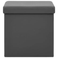 VidaXL Opbergkruk Inklapbaar PVC Grijs -Relax Verkoop 3eba7d93578c4d9b99e05a3fc81f6f5d