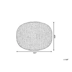 Beliani Poef CONRAD - Geel Katoen -Relax Verkoop 40f5231c7cba495795866da1238c6777