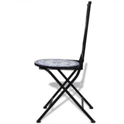VidaXL Bistrostoelen Inklapbaar 2 St Keramiek Blauw En Wit 6 VidaXL Bistrostoelen Inklapbaar 2 St Keramiek Blauw En Wit -Relax Verkoop 4734972a50894895b428ae12d75c6b5e