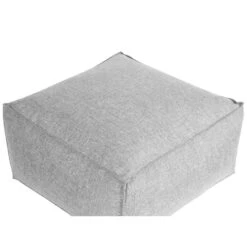 Beliani Poef MUKKI - Grijs Polyester -Relax Verkoop 47516041b0574450ba5ccddfeabf5847