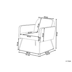 Beliani Fauteuil NARKEN - Grijs Fluweel 6 Beliani Fauteuil NARKEN - Grijs Fluweel -Relax Verkoop 485e1e366c75407aaeb73b86a7745480
