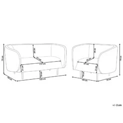 Beliani Zitgroep LOEN - Beige Polyester 6 Beliani Zitgroep LOEN - Beige Polyester -Relax Verkoop 48ef49dbee5c435aaa0969a9e1c4e151