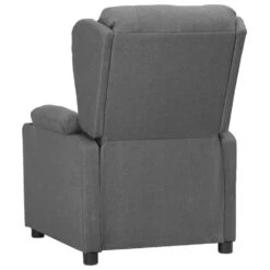 VidaXL Fauteuil Verstelbaar Stof Lichtgrijs -Relax Verkoop 497a05526c3f43bca25234babb597f1e
