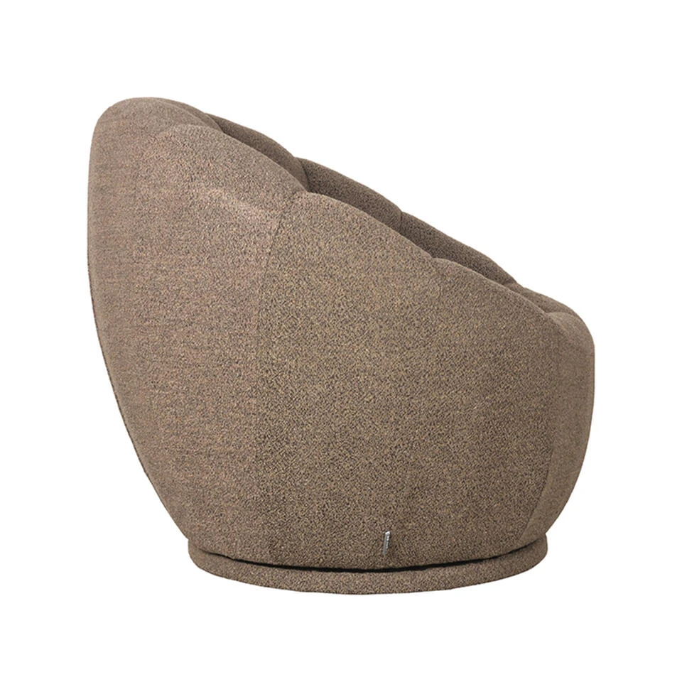 LABEL51 Fauteuil Crown - Bruin - Boucle 3 LABEL51 Fauteuil Crown - Bruin - Boucle - Image 3