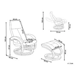 Beliani Massagestoel HERO - Zwart Polyester -Relax Verkoop 4cae1b3737794d71872ebe598776f6e2