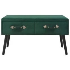 VidaXL Bank Met Lades 80 Cm Fluweel Groen -Relax Verkoop 4e3ef7adea2447d2bc73d138f0778a33