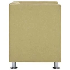 VidaXL Fauteuil Kubus Stof Groen -Relax Verkoop 4fe052d59d2840868629769aff235df4